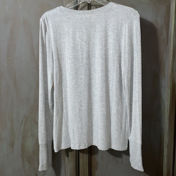 C & C California  women’s long sleeve gray T NWT - Picture 5 of 8